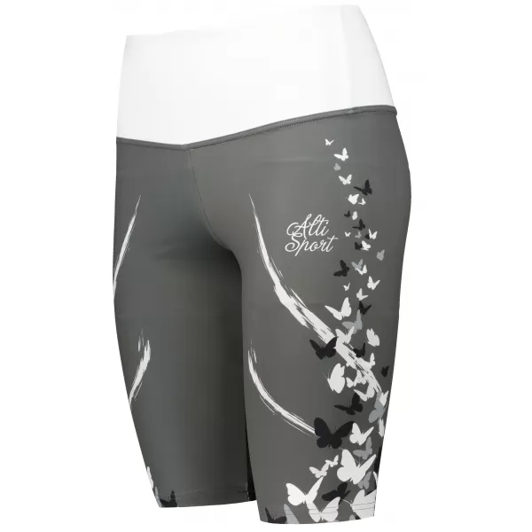  Dámské legíny nad kolena premium ALTISPORT VOJ/ALW022LEG02 ŠEDÁ 
