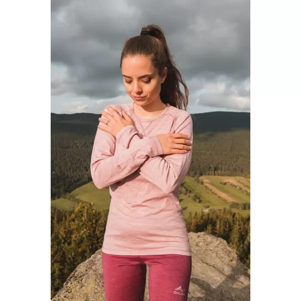  Dámske termo tričko HUSKY MEROW L FADED PINK 