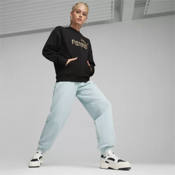  Dámske nohavice PUMA ESS+ SMALL LOGO HW PANTS TR 678744-22 BLUE 
