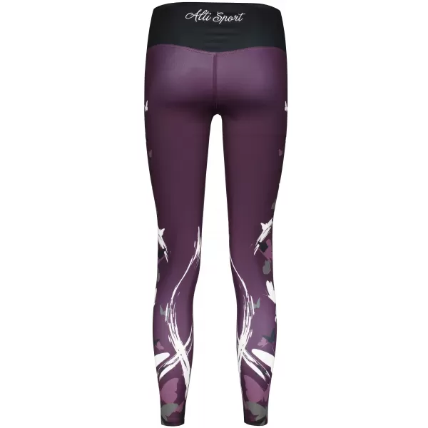  Dámske dlhé legíny premium ALTISPORT VOJ/ALW022LEG01 fialová 