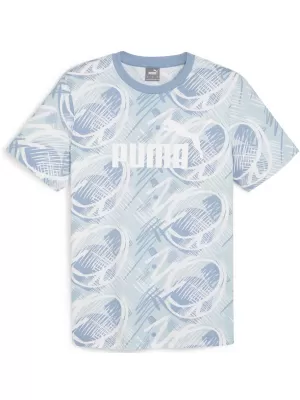 Pánske tričko PUMA POWER AOP TEE 678938-20 BLUE