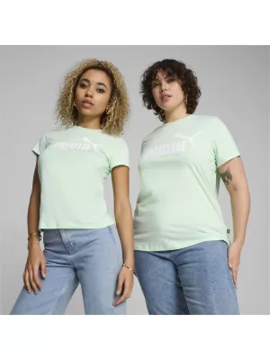 Dámske tričko PUMA ESS LOGO TEE 586775-90 GREEN