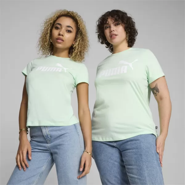  Dámske tričko PUMA ESS LOGO TEE 586775-90 GREEN 
