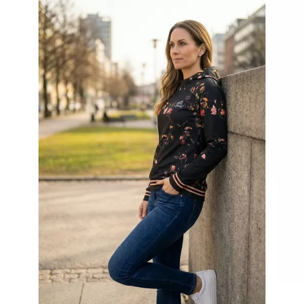  Dámska mikina premium ALTISPORT VOJ/ALW024MI01 čierna 