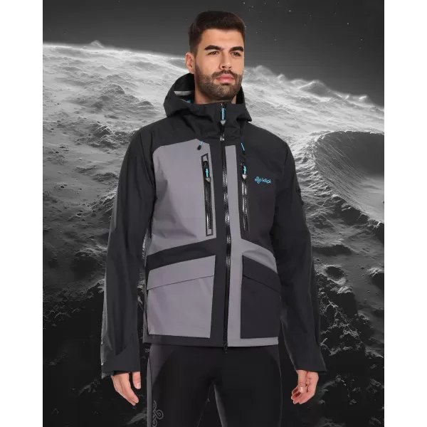 Pánska bunda KILPI LTD ARCHER-M UM0140KI čierna 