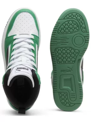 Detské topánky PUMA REBOUND V6 MID JR 393831-10 WHITE