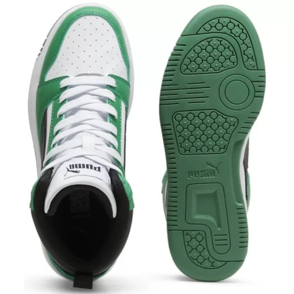  Detské topánky PUMA REBOUND V6 MID JR 393831-10 WHITE 