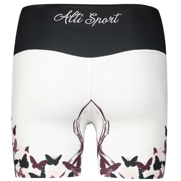  Dámske krátke prémiové legíny ALTISPORT VOJ/ALW022LEG03 BIELA 