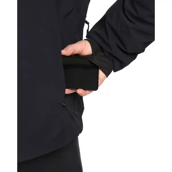  Pánska lyžiarska bunda KILPI LTD ASTER-M UM0141KI ČIERNA 