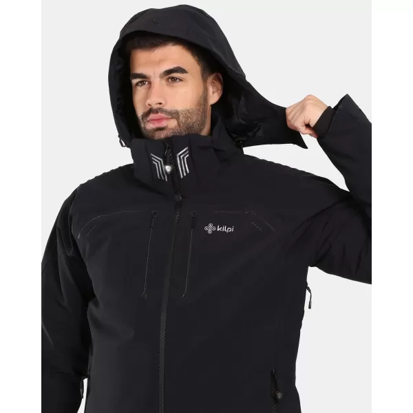  Pánska lyžiarska bunda KILPI LTD ASTER-M UM0141KI ČIERNA 