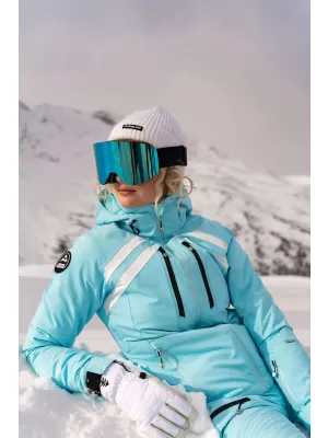 Dámska lyžiarska bunda NORDBLANC CREVASSE NBWJL7932 SVETLO modrá