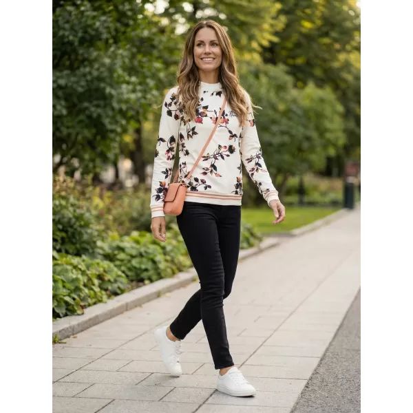  Dámska mikina premium ALTISPORT VOJ/ALW024MI01 biela 