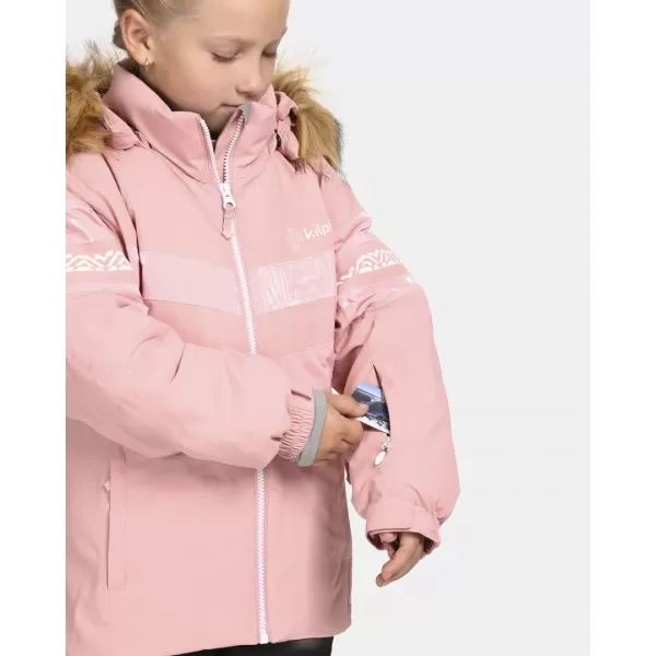  Dievčenská lyžiarska bunda KILPI DALILA-JG UJ0111KI SVETLO ružová 