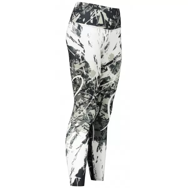  Dámske dlhé legíny premium ALTISPORT VOJ/ALW018LEG01 ČIERNOBIELA 