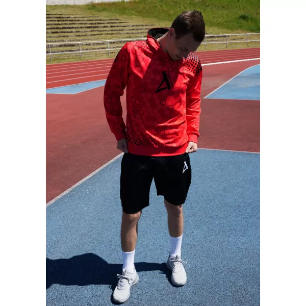  Pánska prémiová funkčná mikina ALTISPORT VOJ/ALM005MI01 ČERVENÁ 