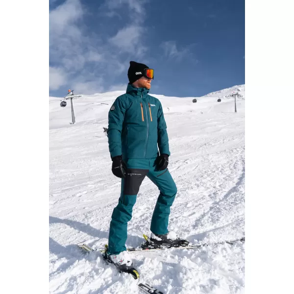  Pánska lyžiarska bunda NORDBLANC OFFHAND NBWJM7927 zelená 