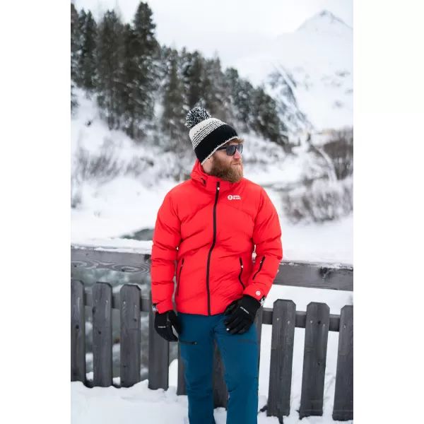  Pánska zimná bunda NORDBLANC BRILLIANCY NBWJM7926 červená 