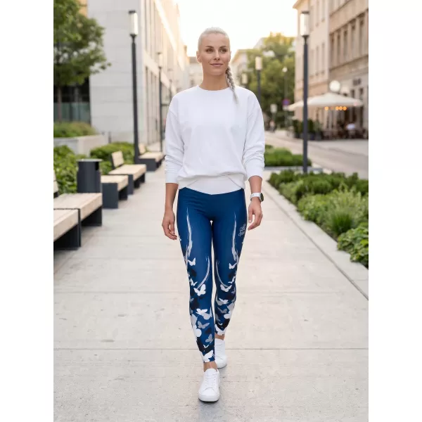  Dámske dlhé legíny premium ALTISPORT VOJ/ALW022LEG01 NAVY 