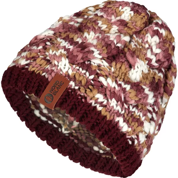  Dámska čiapka NORDBLANC KNIT NBWHK7795 VÍNOVÁ 