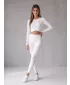 Dámske dlhé legíny premium ALTISPORT VOJ/ALW021LEG01 biela