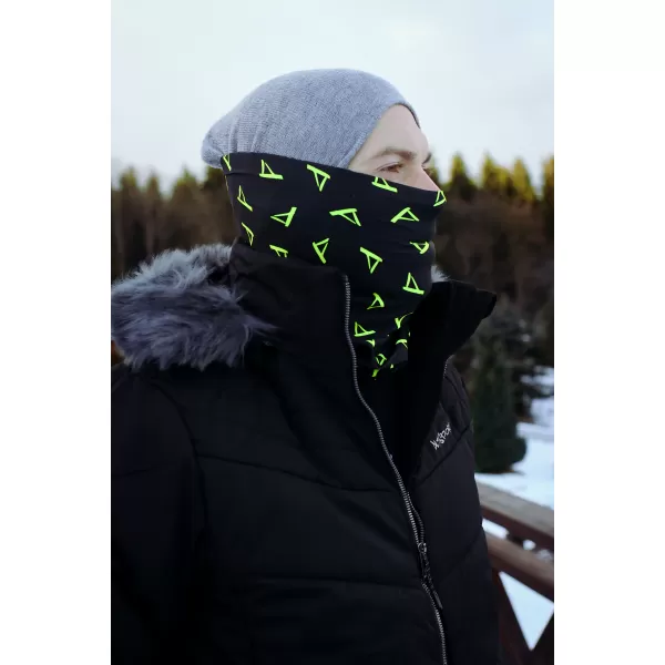  Nákrčník ALTISPORT VOJ/ALU013NAK01 ČIERNOŽLTÁ 