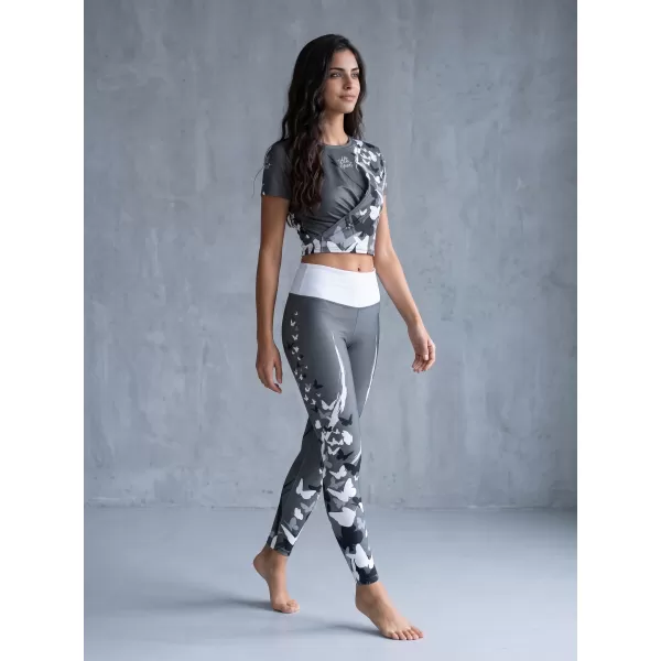  Dámske dlhé legíny premium ALTISPORT VOJ/ALW022LEG01 sivá 