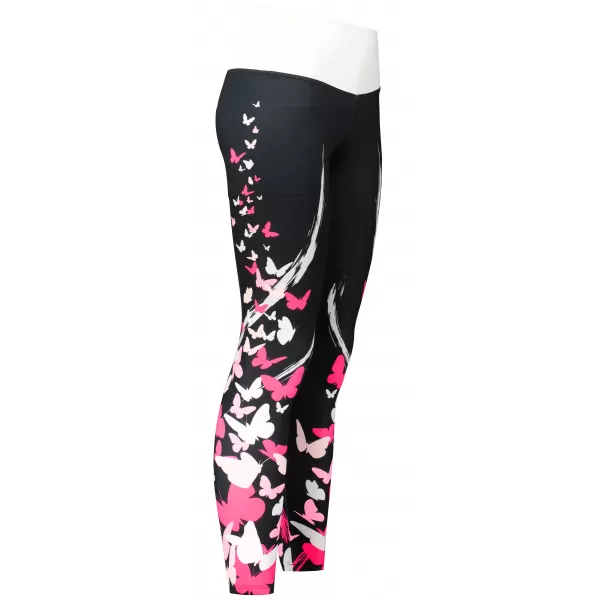  Dámske dlhé legíny premium ALTISPORT VOJ/ALW022LEG01 ČERNORUŽOVÁ 