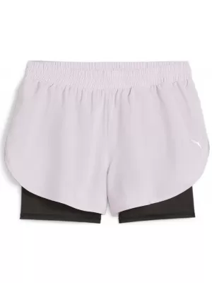 Dámske šortky PUMA RUN FAV WOVEN 2IN1 SHORT W 523181-60 BLACK