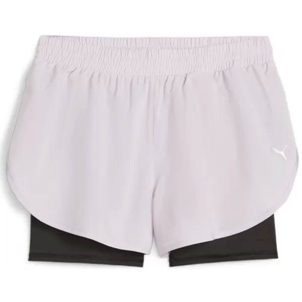  Dámske šortky PUMA RUN FAV WOVEN 2IN1 SHORT W 523181-60 BLACK 