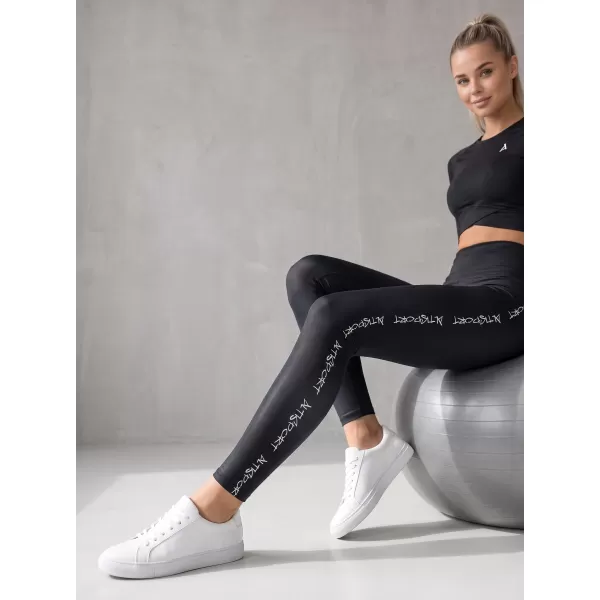  Dámske dlhé legíny premium ALTISPORT VOJ/ALW021LEG01 čierna 