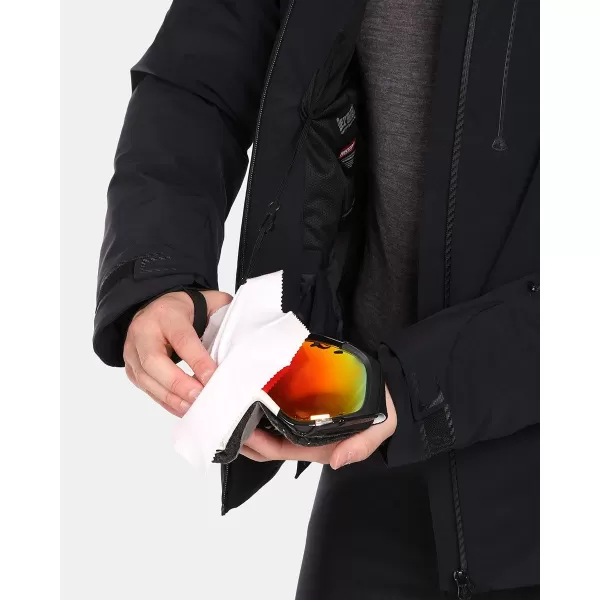  Pánska lyžiarska bunda KILPI LTD ASTER-M UM0141KI ČIERNA 