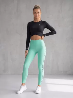 Dámske dlhé legíny premium ALTISPORT VOJ/ALW021LEG01 TYRKYSOVÁ