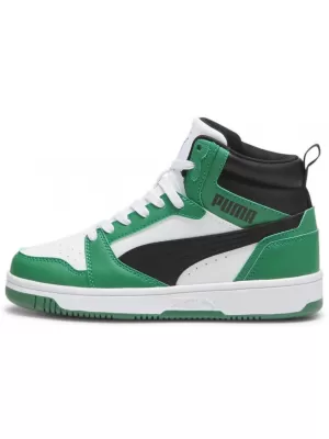 Detské topánky PUMA REBOUND V6 MID JR 393831-10 WHITE
