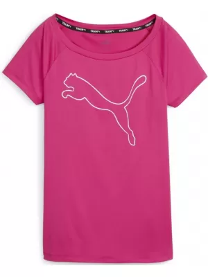Dámske tričko PUMA TRAIN FAV JERSEY CAT TEE 522420-48 PINK