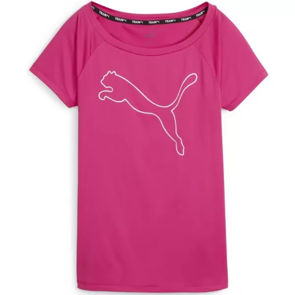  Dámske tričko PUMA TRAIN FAV JERSEY CAT TEE 522420-48 PINK 