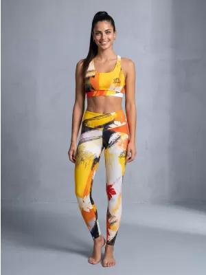 Dámska športová podprsenka premium ALTISPORT VOJ/ALW019POD01 oranžová