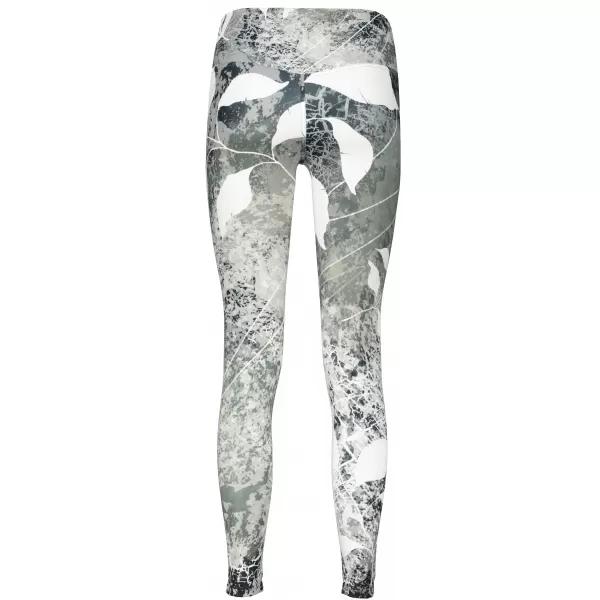  Dámske dlhé legíny premium ALTISPORT VOJ/ALW020LEG01 ČIERNOBIELA 