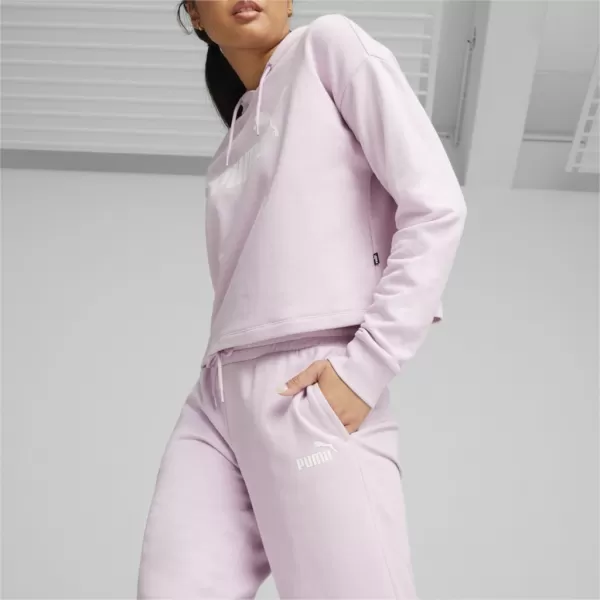  Dámske nohavice PUMA ESS+ SMALL LOGO HW PANTS TR 678744-60 PURPLE 