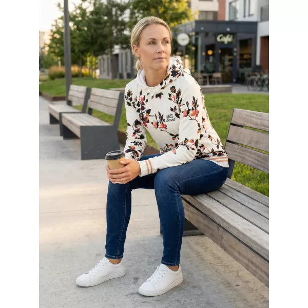  Dámska mikina premium ALTISPORT VOJ/ALW024MI01 biela 