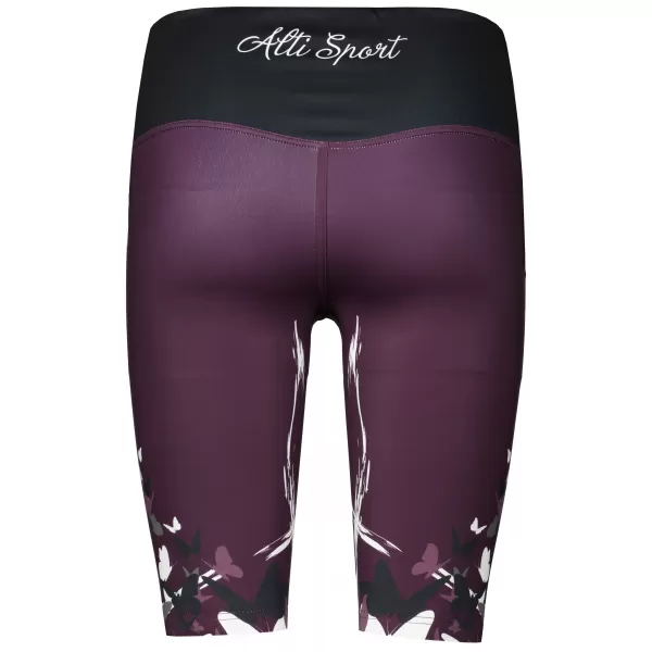  Dámské legíny nad kolena premium ALTISPORT VOJ/ALW022LEG02 FIALOVÁ 