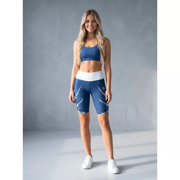  Dámské legíny nad kolena premium ALTISPORT VOJ/ALW022LEG02 NAVY 