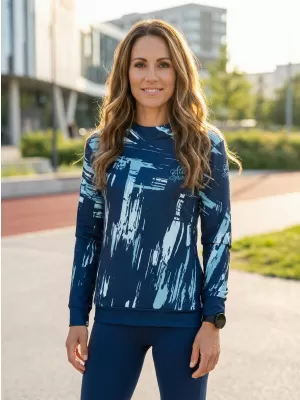 Dámska funkčná mikina premium ALTISPORT VOJ/ALW010MI01 KRÁĽOVSKÁ MODRÁ