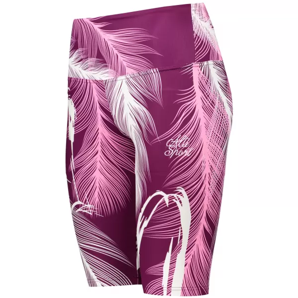  Dámske legíny nad kolená premium ALTISPORT VOJ/ALW001LEG02 FUCHSIOVÁ 