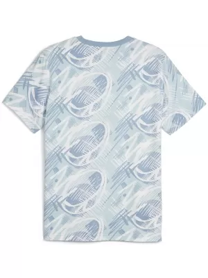 Pánske tričko PUMA POWER AOP TEE 678938-20 BLUE