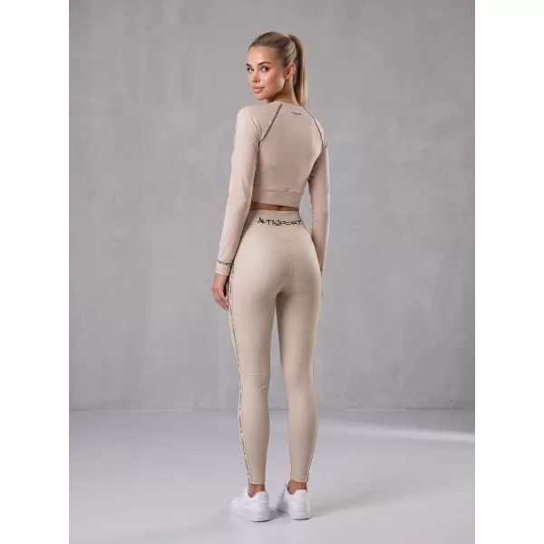  Dámske dlhé legíny premium ALTISPORT VOJ/ALW021LEG01 hnedá 