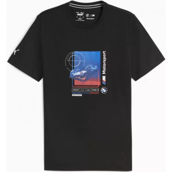  Pánske tričko PUMA BMW MMS CAR GRAPHIC TEE 2 624158-01 BLACK 