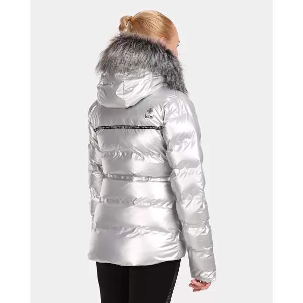  Dámska zimná bunda KILPI LTD SIRIUS-W UL0142KI STRIEBORNÁ 
