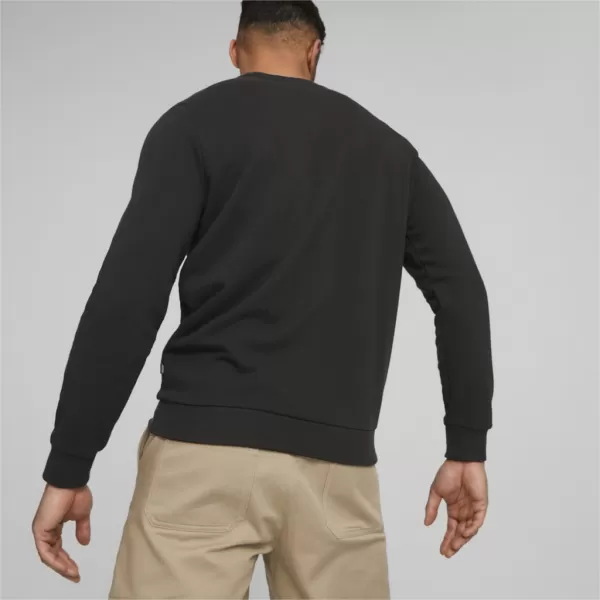  Pánska mikina PUMA ESS+ 2 COL BIG LOGO CREW 586763-61 BLACK 