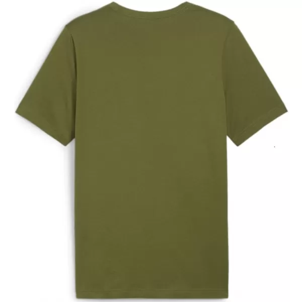  Pánske tričko PUMA ESS+ 2 COL LOGO TEE 586759-35 GREEN 