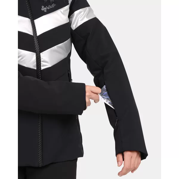  Dámska lyžiarska bunda KILPI LTD ASTER-W UL0141KI čierna 